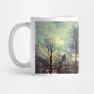 Winter Tree Silhouettes Mug